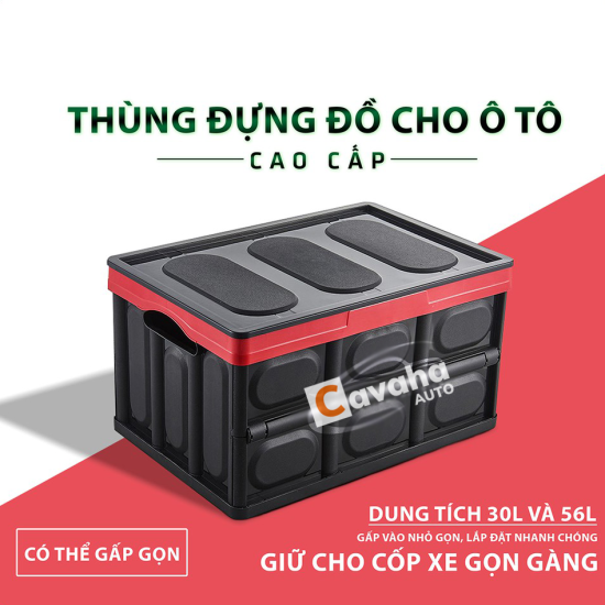 Thùng đựng đồ để cốp xe ô tô