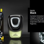 Nước hoa ô tô kẹp cửa gió Aroma Ventis Black