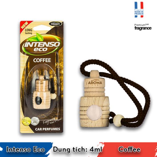 Tinh dầu treo xe ô tô Aroma Intenso Eco Coffee - Cà phê - Pháp