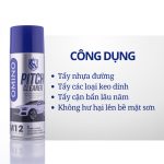 Combo Mới Mẻ Omino Xịt Tẩy Nhựa Đường M12 450ml & Nước Rửa Kính M86 500ml Chính Hãng Omino Vietnam