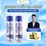 Combo Bình Xịt Bọt Đa Năng M002 OMINO Vệ Sinh Nội Thất 650ml - Ghế Da Ô Tô và Nội thất gia đình- Chính Hãng Omino Vietnam