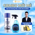 Combo Mới Mẻ Omino Xịt Tẩy Nhựa Đường M12 450ml & Nước Rửa Kính M86 500ml Chính Hãng Omino Vietnam