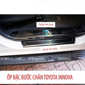 Ốp Bậc Cửa Trong Ngoài Titan Xe Toyota Innova 2017