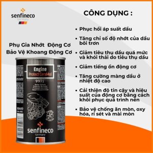 Phụ Gia Động Cơ Với Chất Ceramol Senfineco 9971