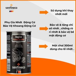 Phụ Gia Động Cơ Với Chất Ceramol Senfineco 9971