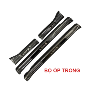 Ốp Bậc Cửa Trong Ngoài Toyota Vios Vân Carbon