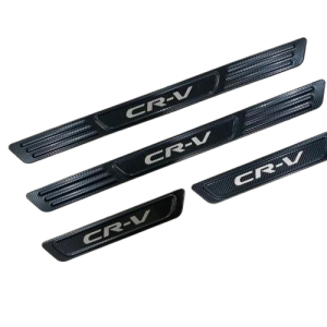 Ốp Bậc Cửa, Nẹp Bước Chân Trong Ngoài Honda CR-V 2017-2024 Vân Carbon 