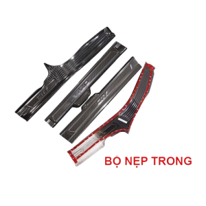 Ốp Bậc Cửa, Nẹp Bước Chân Trong Ngoài Honda City 2015-2022 Vân Carbon 