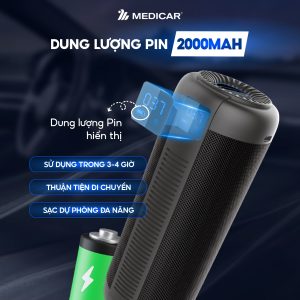 Máy Lọc Không Khí Medicar Pro 4 In 1 Tỏa Hương Tinh Dầu