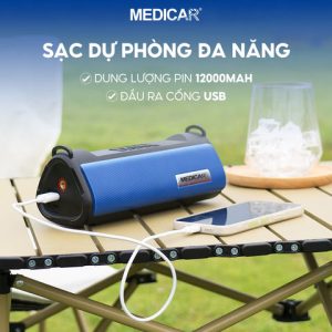 Máy Bơm Lốp Kích Bình Ô Tô 4 Trong 1 Medicar