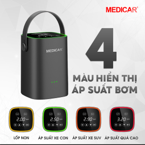 Máy bơm lốp ô tô mini Medicar 