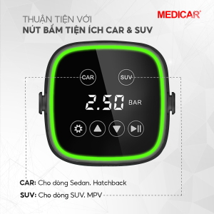 Máy bơm lốp ô tô mini Medicar 