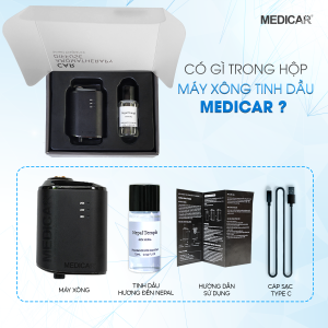 Máy Xông Tinh Dầu Ô Tô Medicar