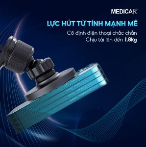 Giá Đỡ Sạc Nhanh Không Dây Cho Điện Thoại Gắn Ô Tô Medicar V3